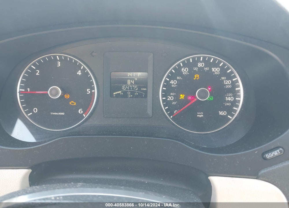 2012 VOLKSWAGEN JETTA 2.0L TDI VIN: 3VWLL7AJ5CM368869