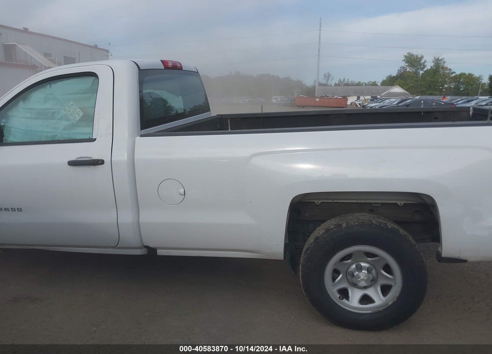 2018 CHEVROLET SILVERADO 1500 WT VIN: 1GCNCNEH8JZ285987