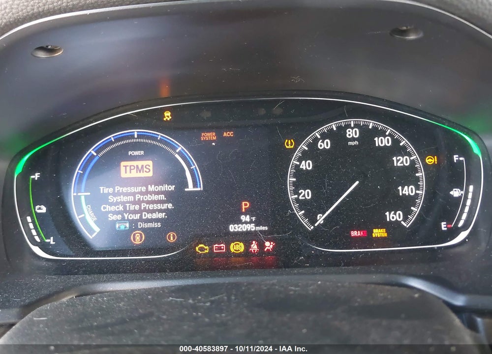 2020 HONDA ACCORD HYBRID TOURING VIN: 1HGCV3F92LA002743