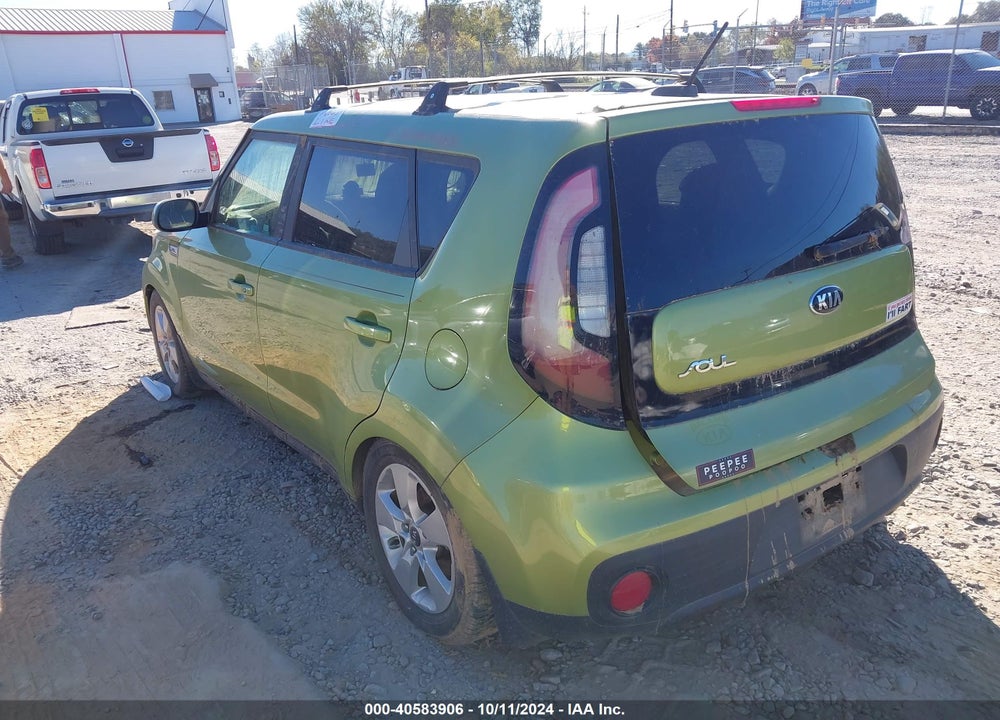 2018 KIA SOUL VIN: KNDJN2A29J7900700