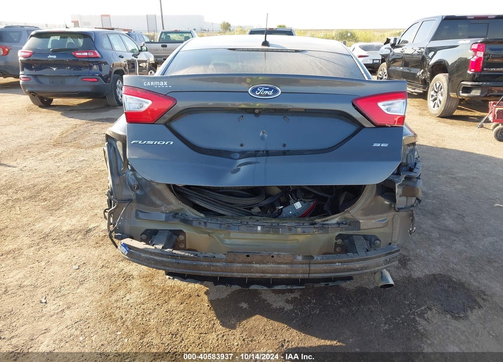 2016 FORD FUSION SE VIN: 3FA6P0H76GR354791