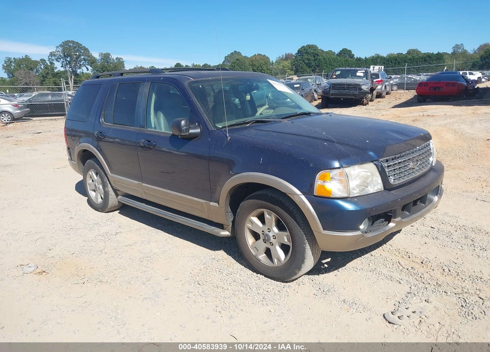 2003 FORD EXPLORER EDDIE BAUER VIN: 1FMZU64W53UC52462