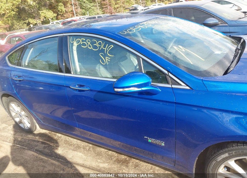 2017 FORD FUSION ENERGI SE LUXURY VIN: 3FA6P0PUXHR148723