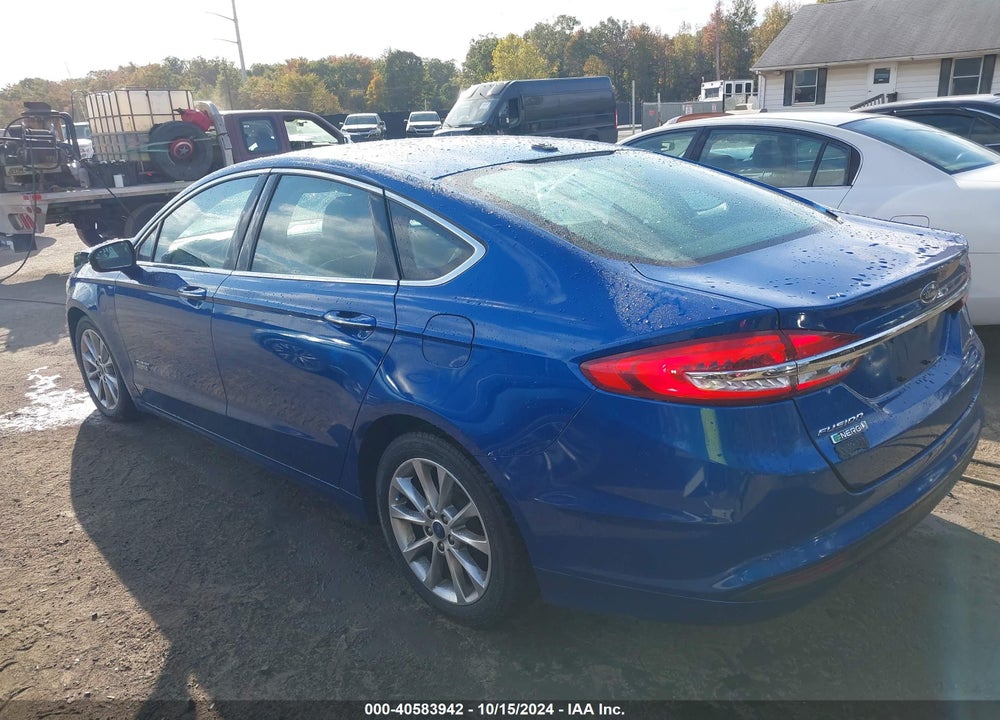 2017 FORD FUSION ENERGI SE LUXURY VIN: 3FA6P0PUXHR148723