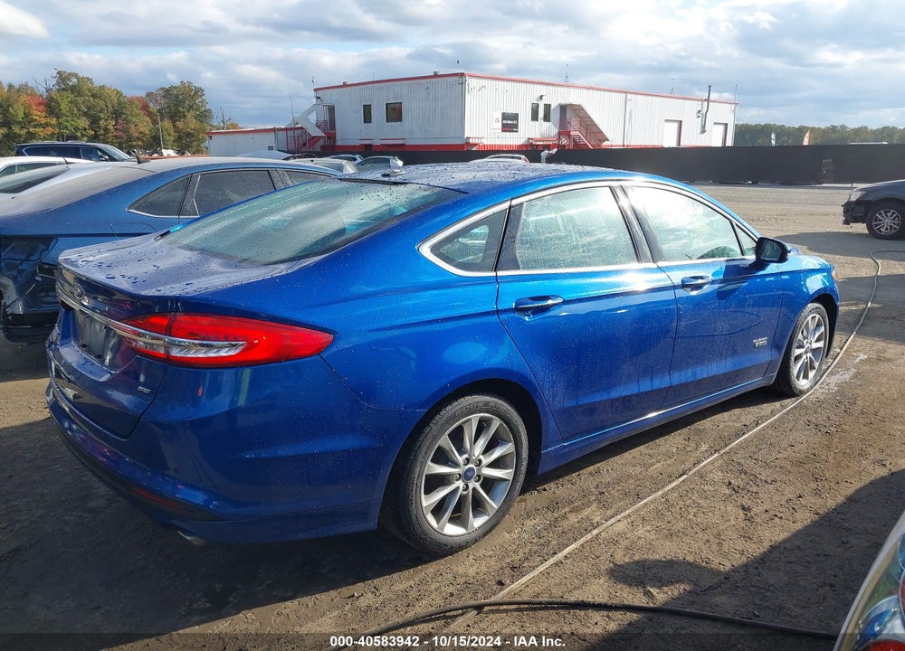 2017 FORD FUSION ENERGI SE LUXURY VIN: 3FA6P0PUXHR148723