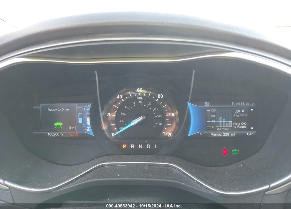 2017 FORD FUSION ENERGI SE LUXURY VIN: 3FA6P0PUXHR148723
