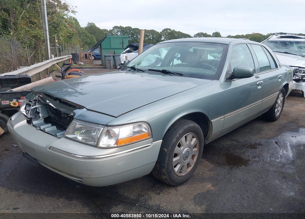 2005 MERCURY GRAND MARQUIS VIN: 2MEFM75W35X619607