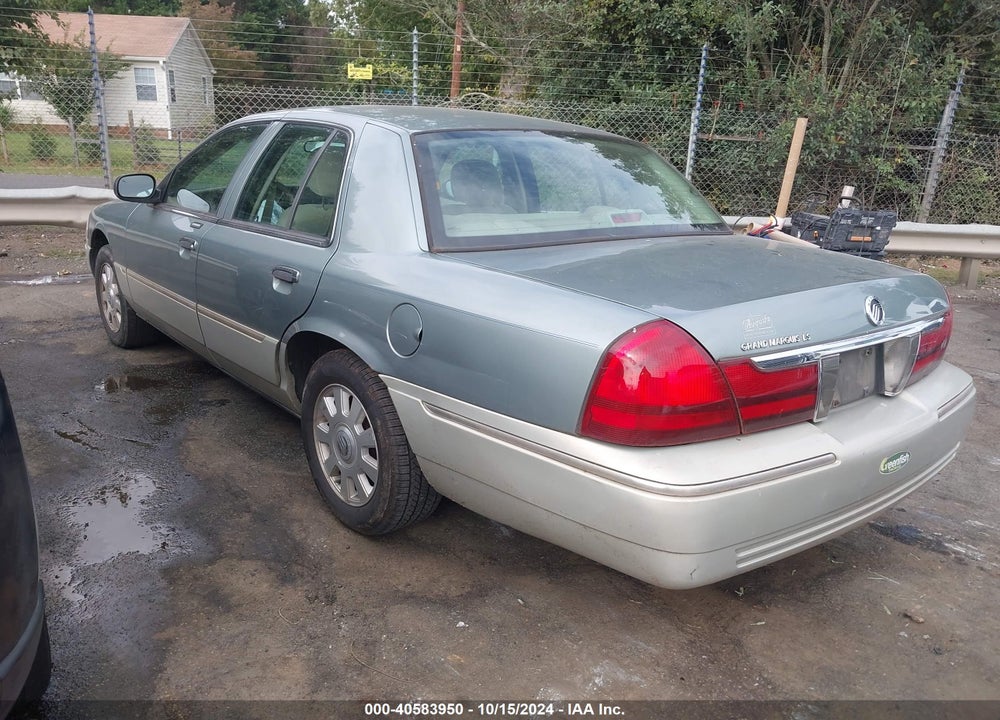2005 MERCURY GRAND MARQUIS VIN: 2MEFM75W35X619607