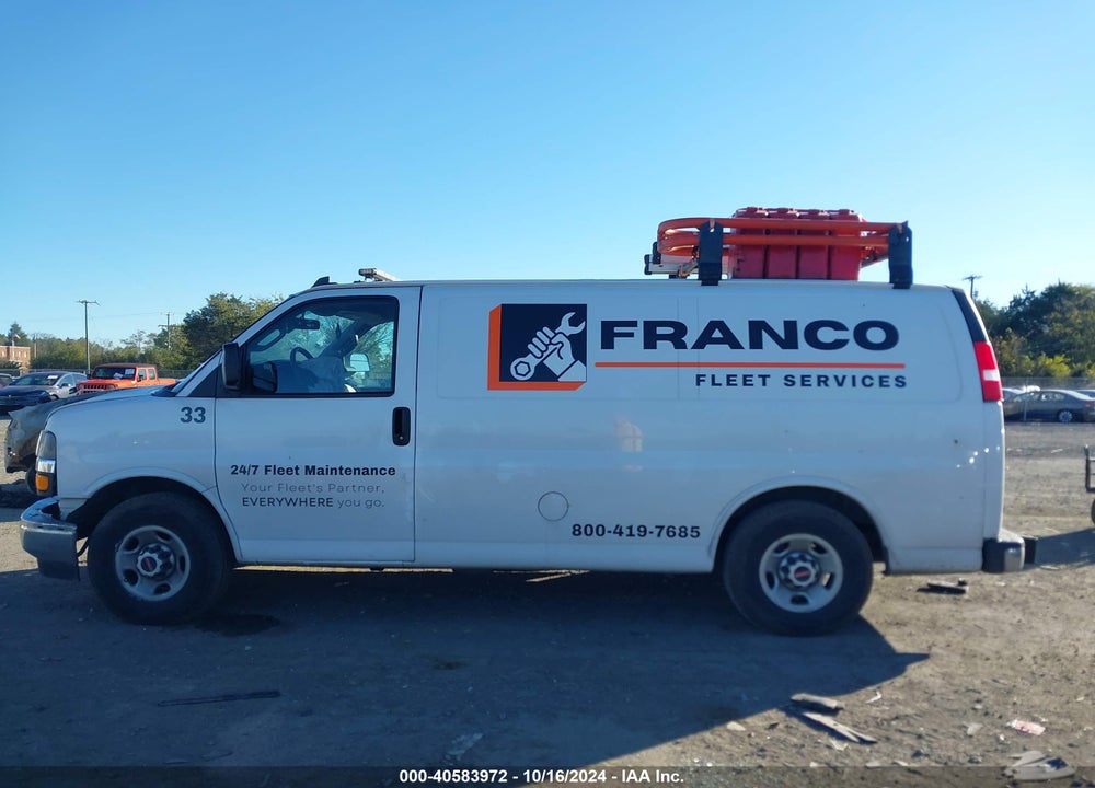 2021 GMC SAVANA CARGO RWD 2500 REGULAR WHEELBASE WORK VAN VIN: 1GTW7AF70M1202109