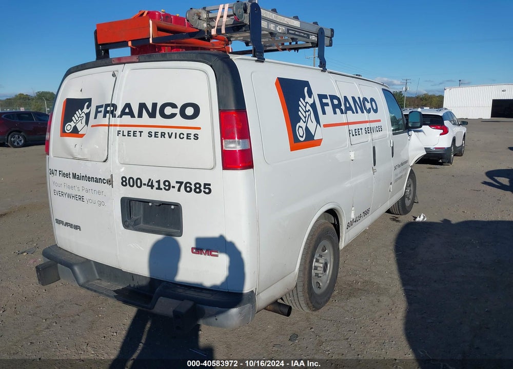 2021 GMC SAVANA CARGO RWD 2500 REGULAR WHEELBASE WORK VAN VIN: 1GTW7AF70M1202109