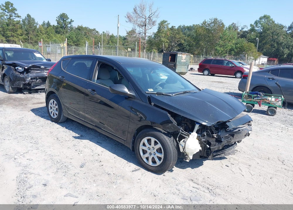 2013 HYUNDAI ACCENT GS VIN: KMHCT5AE3DU132515