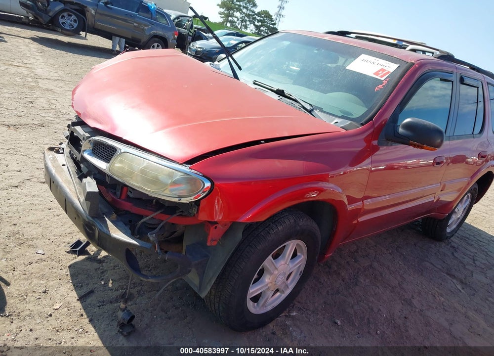 2002 OLDSMOBILE BRAVADA VIN: 1GHDT13S222101182