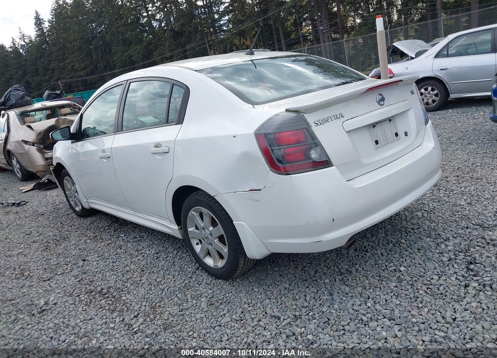 2010 NISSAN SENTRA 2.0SR VIN: 3N1AB6APXAL724010