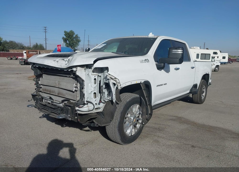 2022 CHEVROLET SILVERADO 2500HD 4WD STANDARD BED HIGH COUNTRY VIN: 2GC4YREY8N1222942