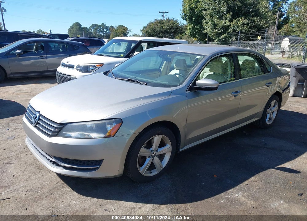 2014 VOLKSWAGEN PASSAT 1.8T SE VIN: 1VWBT7A38EC084296
