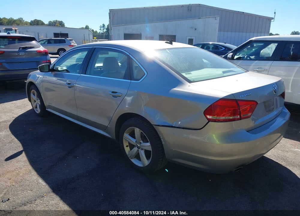 2014 VOLKSWAGEN PASSAT 1.8T SE VIN: 1VWBT7A38EC084296