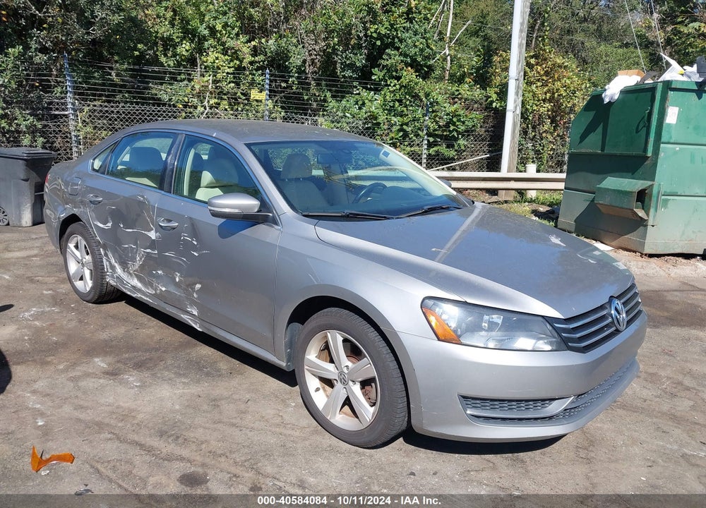 2014 VOLKSWAGEN PASSAT 1.8T SE VIN: 1VWBT7A38EC084296