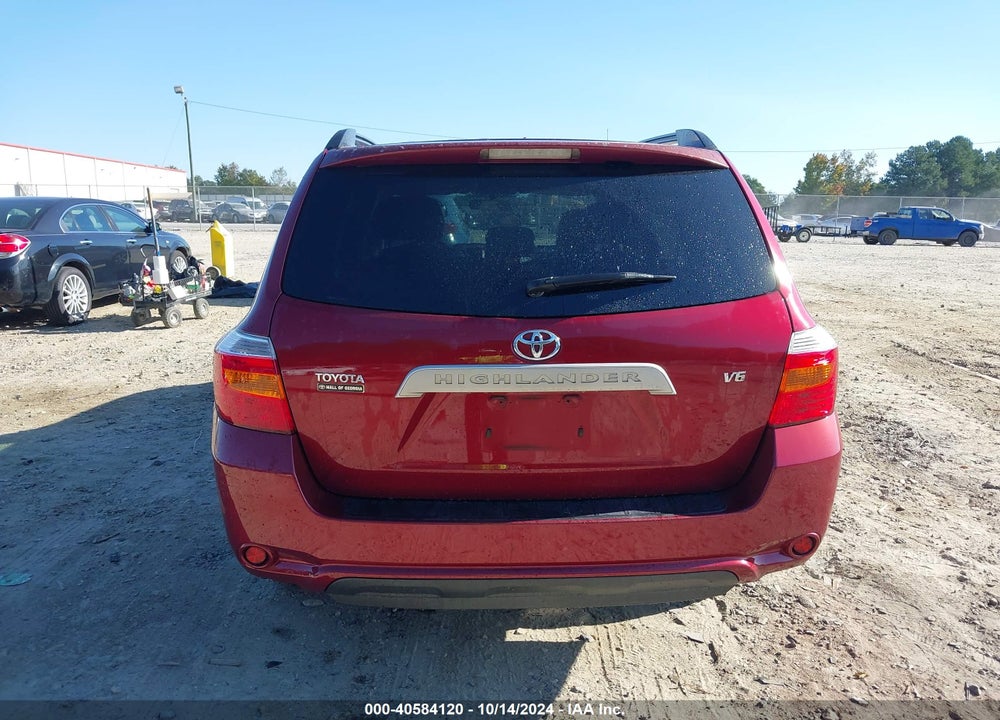 2008 TOYOTA HIGHLANDER VIN: JTEDS41A782054613