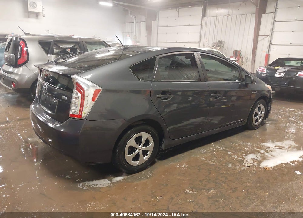 2013 TOYOTA PRIUS THREE VIN: JTDKN3DU1D5598200