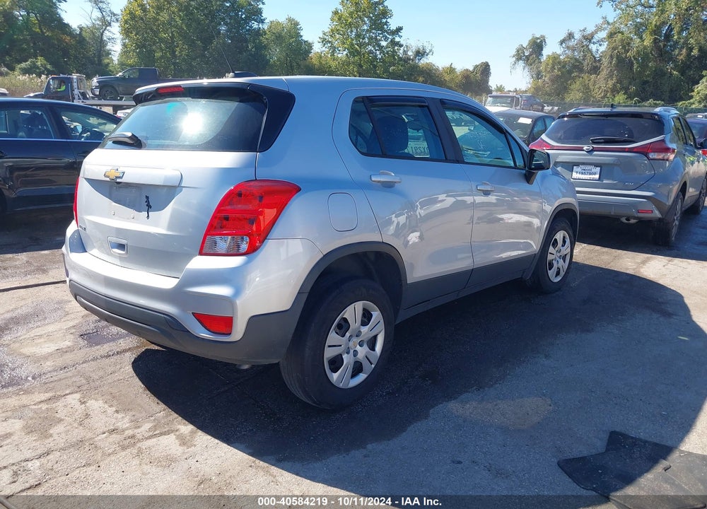 2019 CHEVROLET TRAX LS VIN: 3GNCJKSB3KL139170