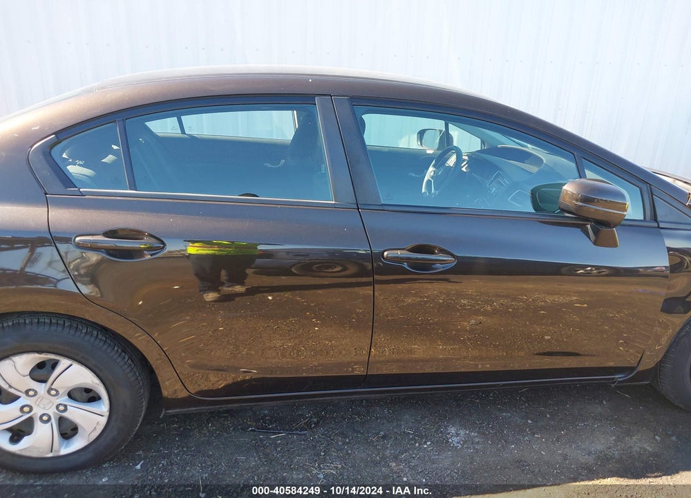 2014 HONDA CIVIC LX VIN: 2HGFB2F50EH523221