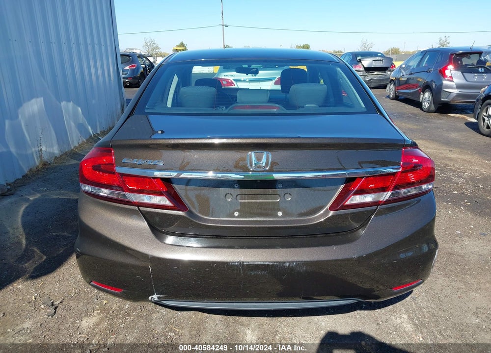 2014 HONDA CIVIC LX VIN: 2HGFB2F50EH523221
