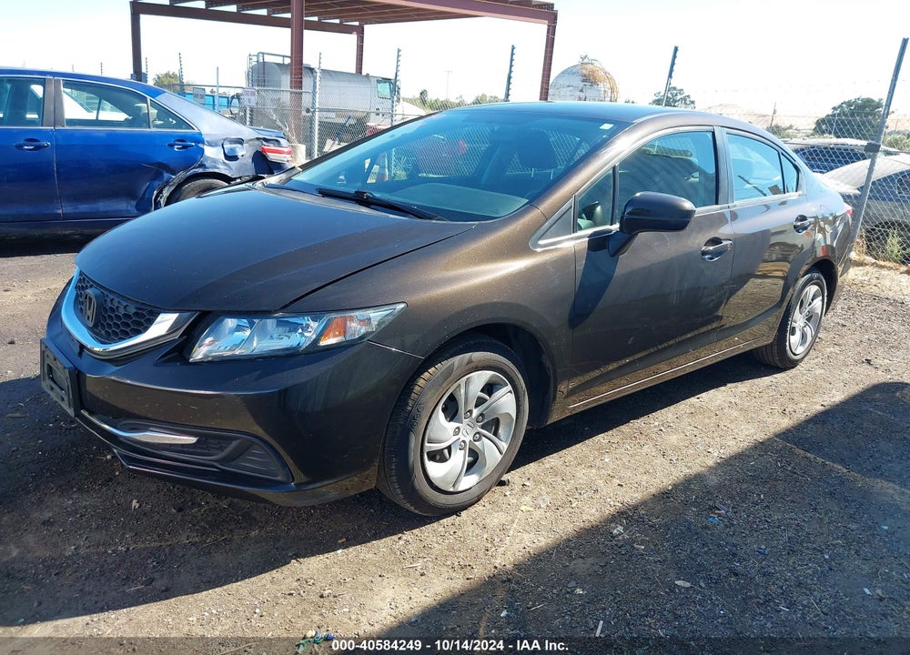 2014 HONDA CIVIC LX VIN: 2HGFB2F50EH523221