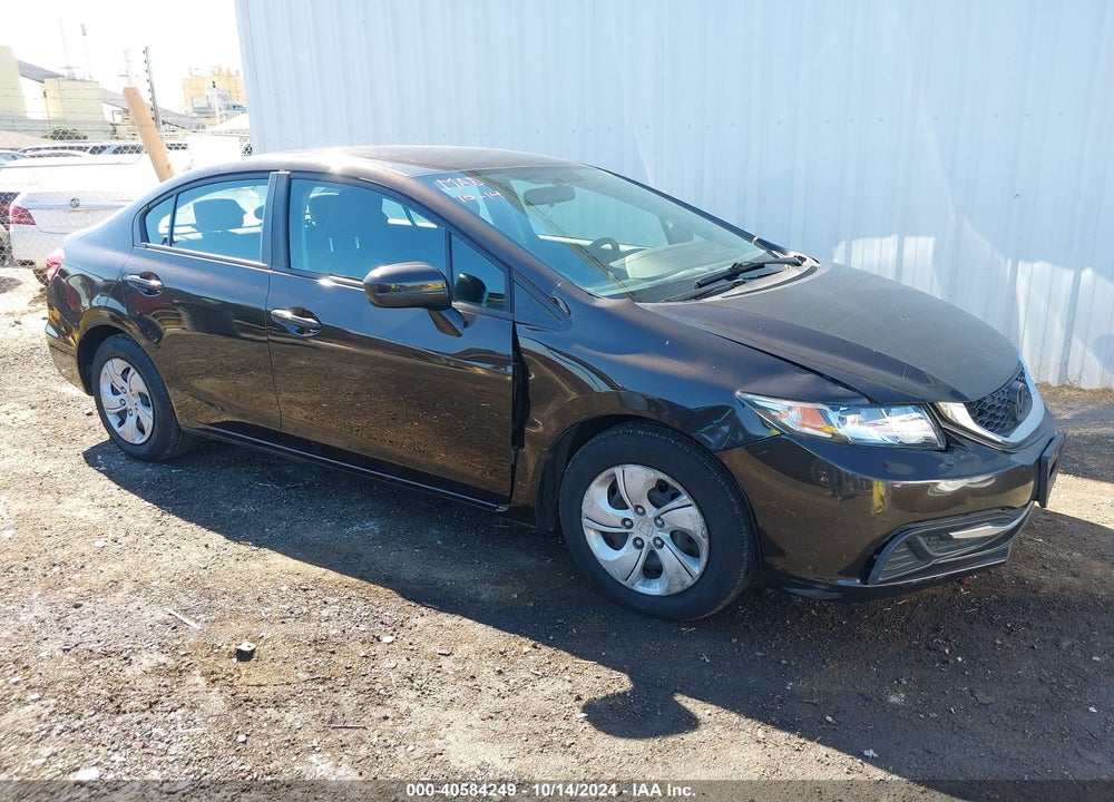 2014 HONDA CIVIC LX VIN: 2HGFB2F50EH523221