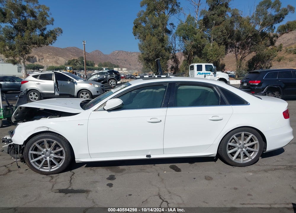 2014 AUDI A4 2.0T PREMIUM VIN: WAUFFAFL2EN020242