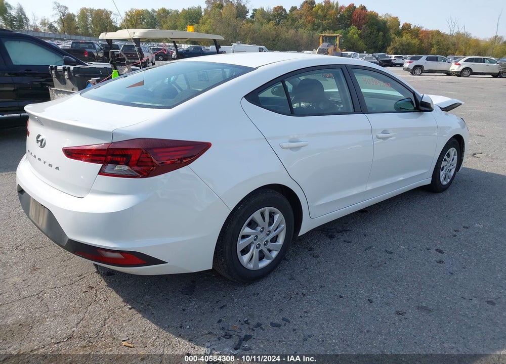 2019 HYUNDAI ELANTRA SE VIN: 5NPD74LF4KH447361