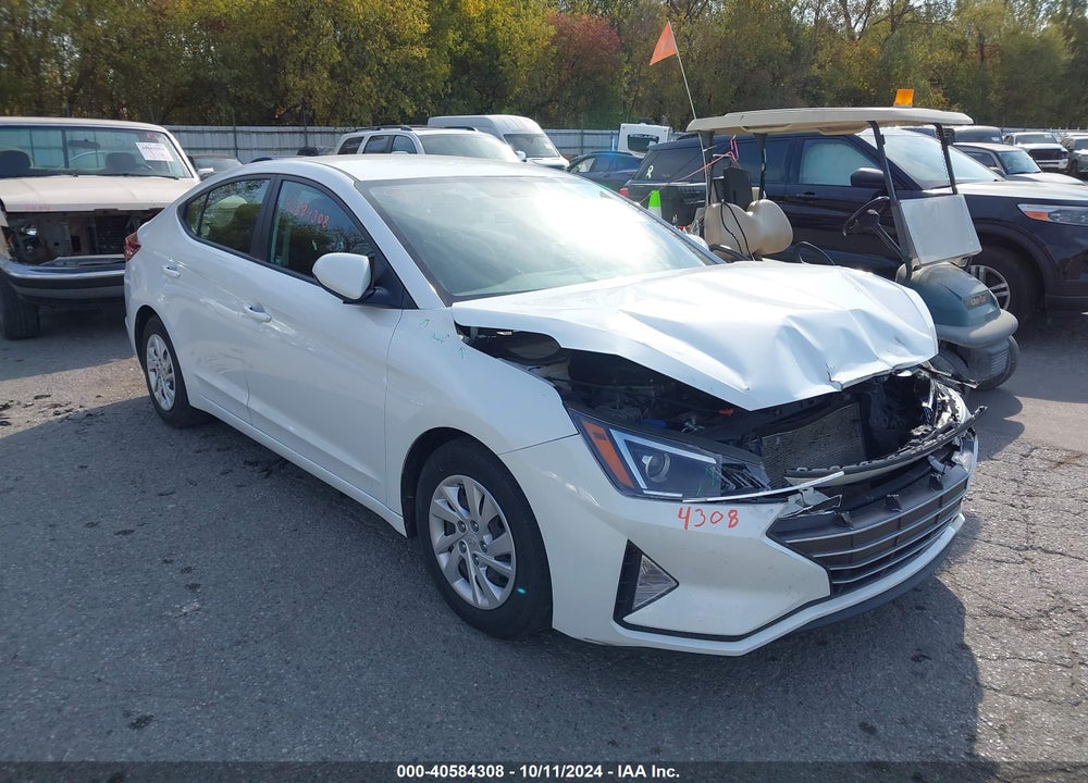2019 HYUNDAI ELANTRA SE VIN: 5NPD74LF4KH447361
