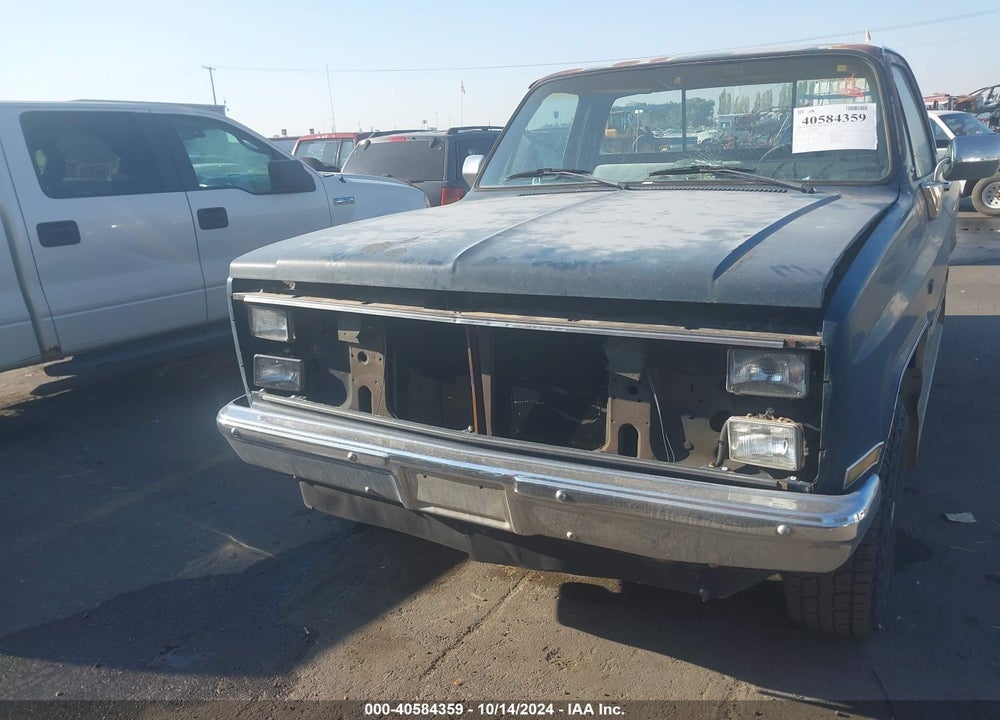 1986 CHEVROLET K10 VIN: 2GCEK14H5G1160864