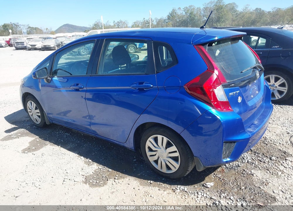 2016 HONDA FIT LX VIN: JHMGK5H53GX020698