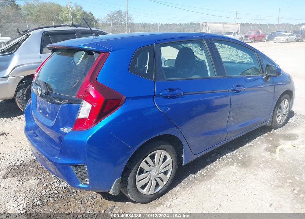 2016 HONDA FIT LX VIN: JHMGK5H53GX020698