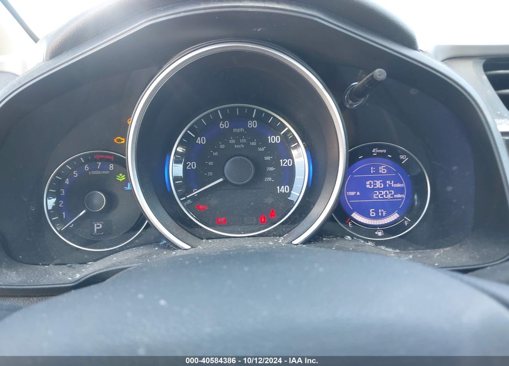 2016 HONDA FIT LX VIN: JHMGK5H53GX020698