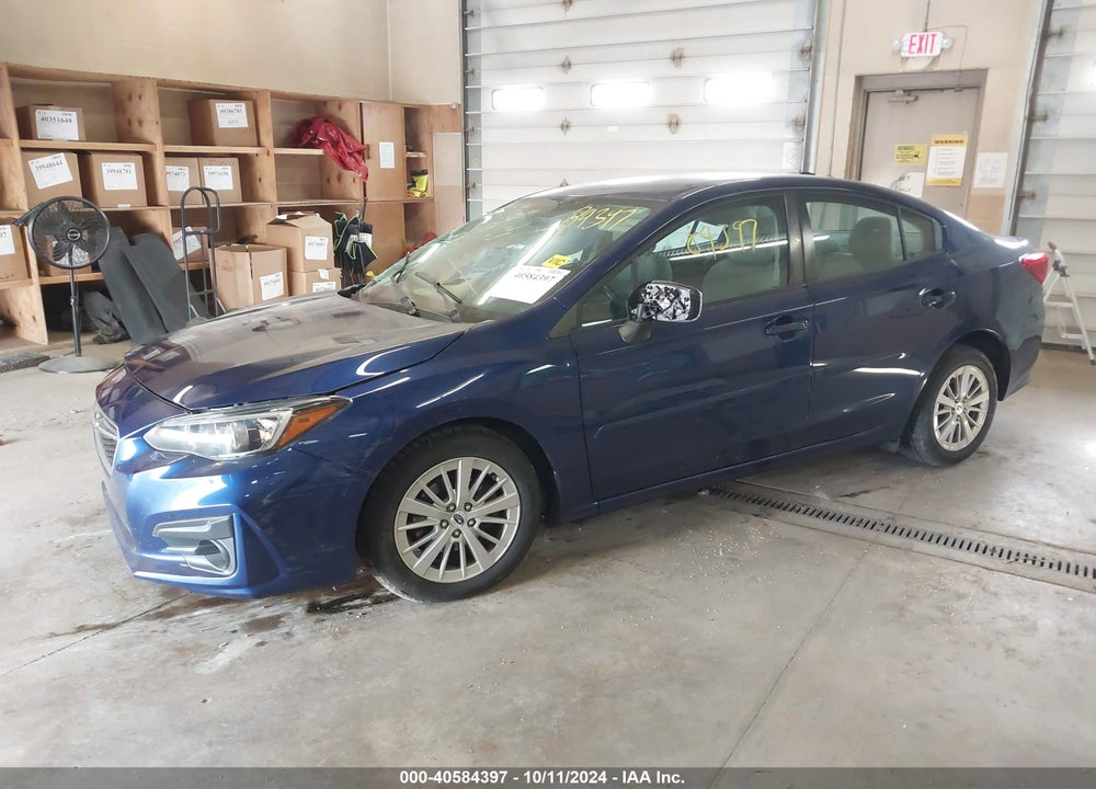 2017 SUBARU IMPREZA 2.0I PREMIUM VIN: 4S3GKAD62H3606925