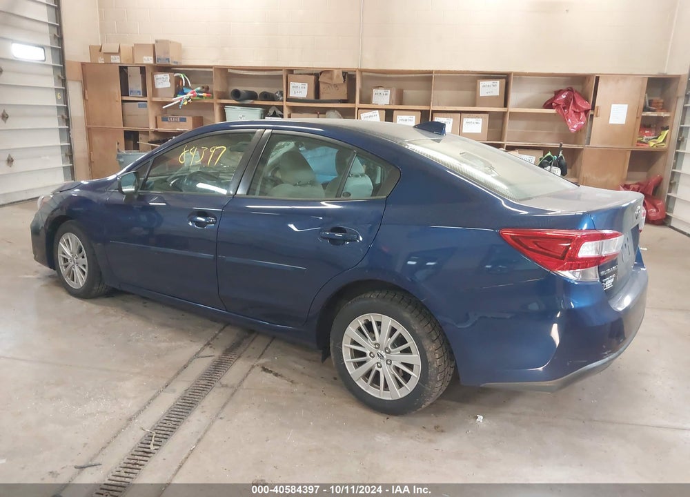 2017 SUBARU IMPREZA 2.0I PREMIUM VIN: 4S3GKAD62H3606925