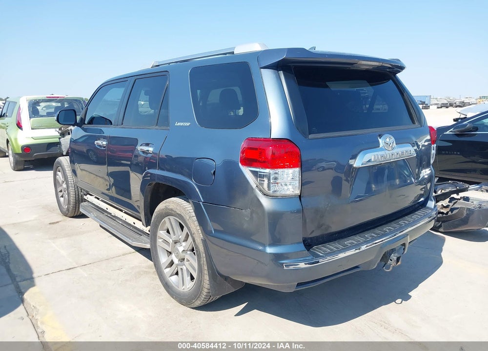 2013 TOYOTA 4RUNNER LIMITED VIN: JTEZU5JR7D5056396