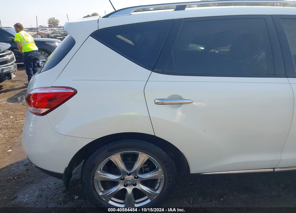 2012 NISSAN MURANO LE VIN: JN8AZ1MU5CW112859