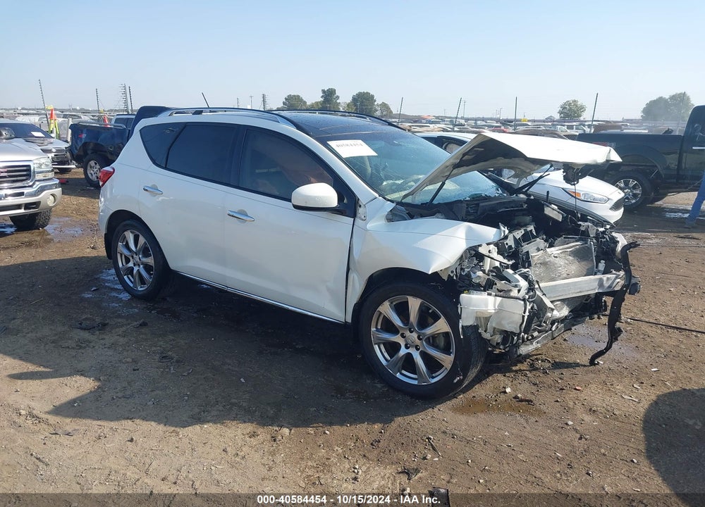 2012 NISSAN MURANO LE VIN: JN8AZ1MU5CW112859