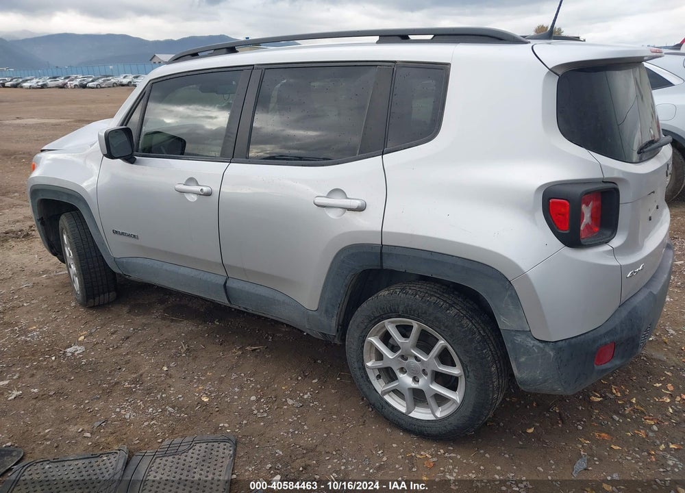 2019 JEEP RENEGADE LATITUDE 4X4 VIN: ZACNJBBB3KPK62604