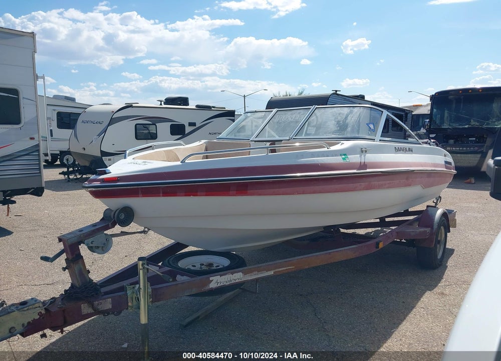 1995 BOAT AND TRAILER MARLIN - 1996 ZIAM TRAILER VIN: 1ZCB18019TPA77709
