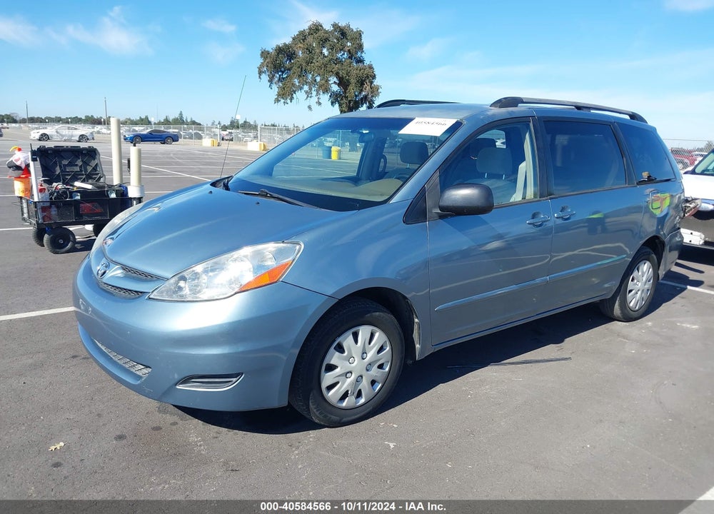2008 TOYOTA SIENNA CE VIN: 5TDZK23C78S126478