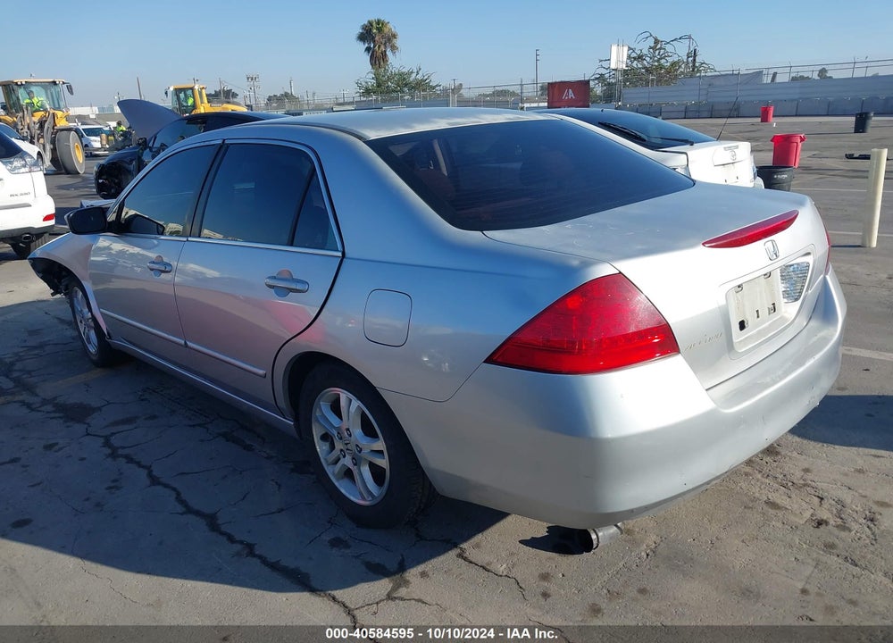 2007 HONDA ACCORD 2.4 SE VIN: 1HGCM56337A062658