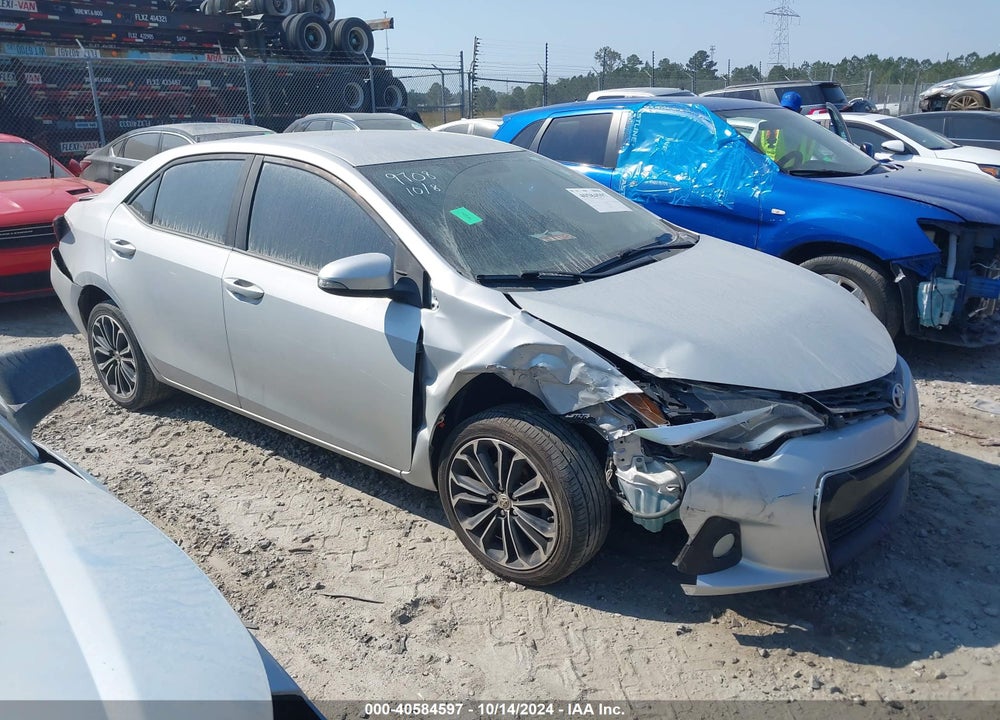 2015 TOYOTA COROLLA S PLUS VIN: 2T1BURHE2FC311588