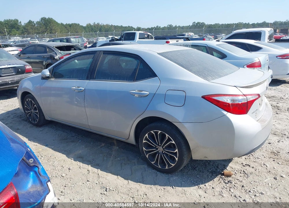 2015 TOYOTA COROLLA S PLUS VIN: 2T1BURHE2FC311588