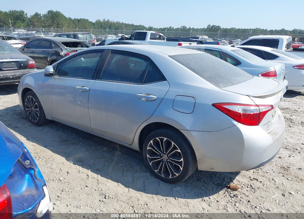 2015 TOYOTA COROLLA S PLUS VIN: 2T1BURHE2FC311588
