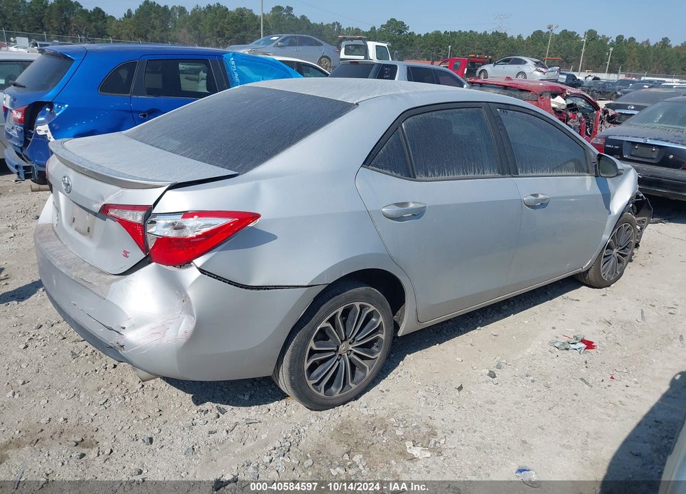 2015 TOYOTA COROLLA S PLUS VIN: 2T1BURHE2FC311588