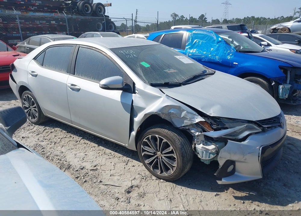 2015 TOYOTA COROLLA S PLUS VIN: 2T1BURHE2FC311588