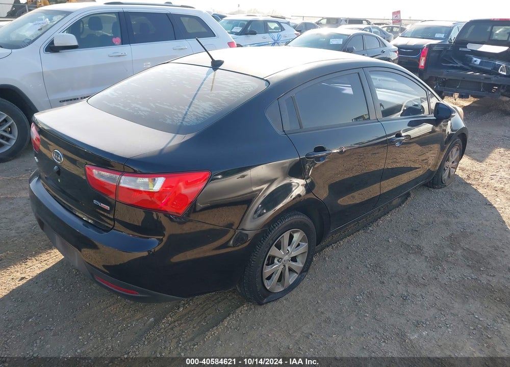 2012 KIA RIO EX VIN: KNADN4A34C6086978